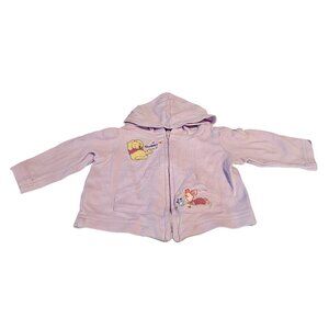 Disney Baby Purple Jacket 0-3M Winnie the Pooh Piglet Sweet Embroidered Preowned